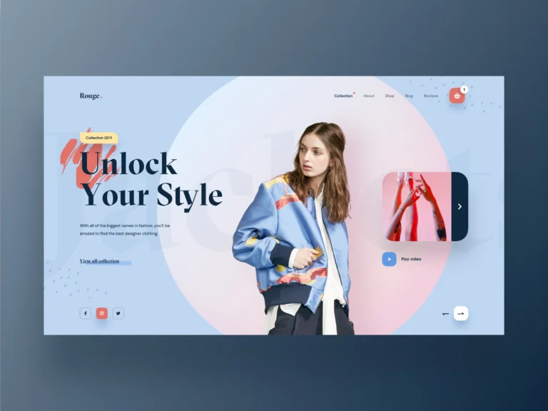 fashion web design